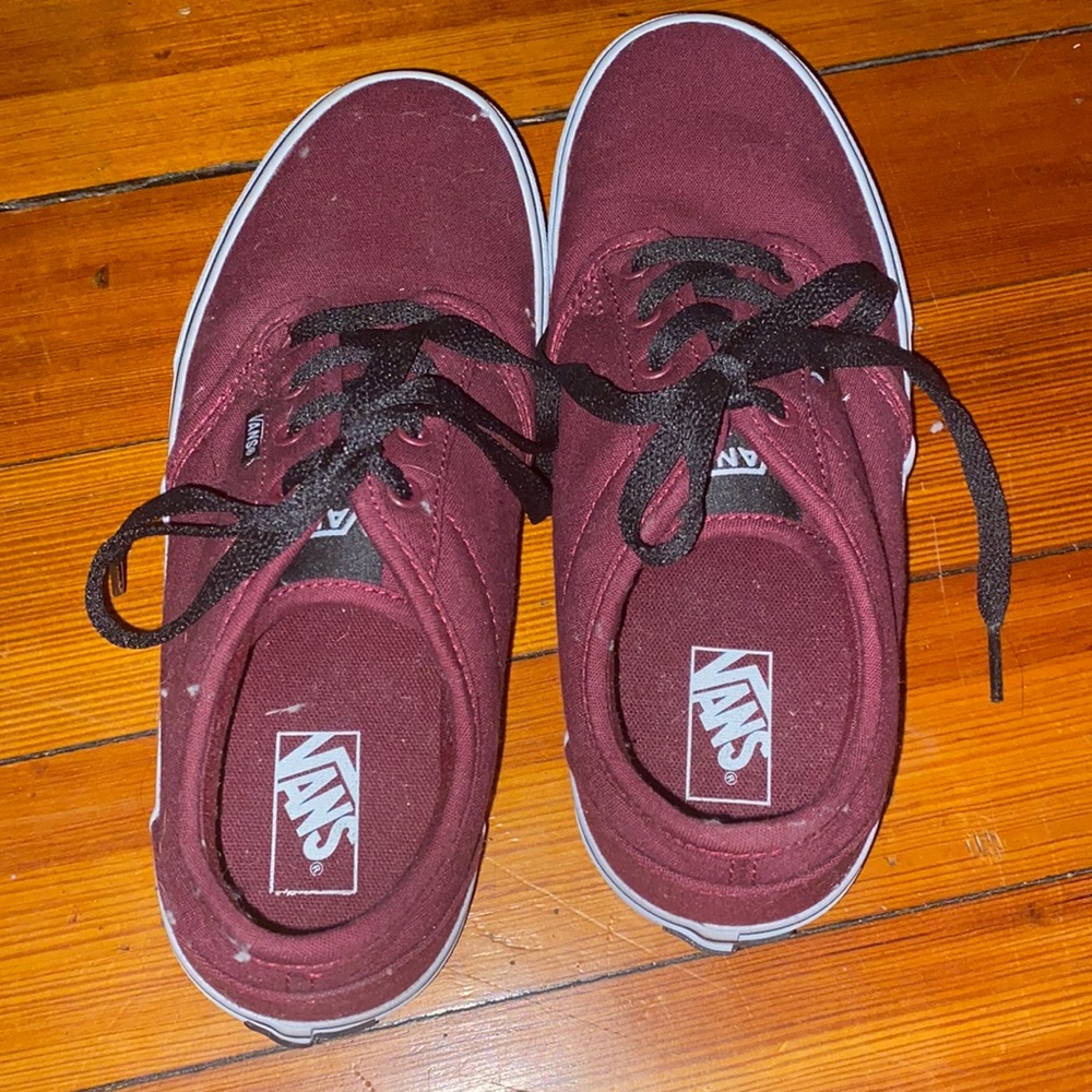 Maroon Vans